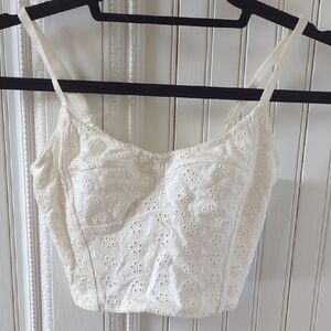 Chic Cream Lace Bralette